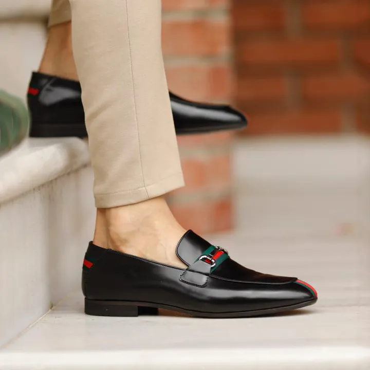 Men's Classic Dress Shoes Black Penny Loafer