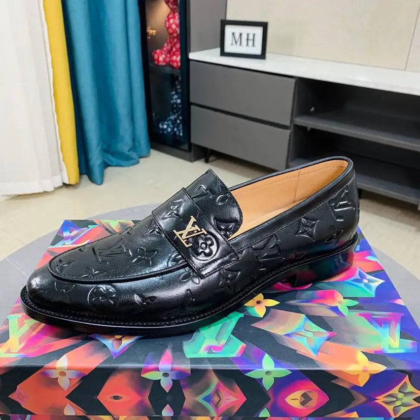 Fashion men's business leather shoes