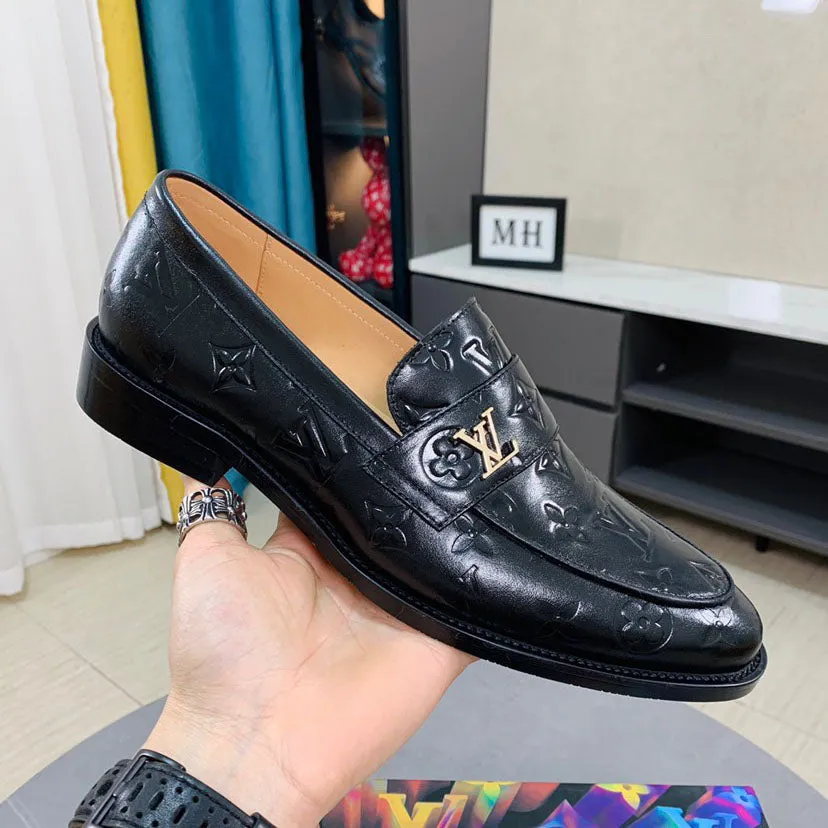 Fashion men's business leather shoes