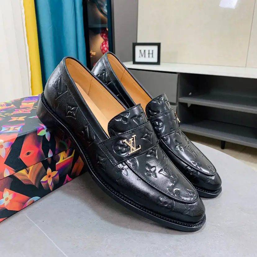 Fashion men's business leather shoes