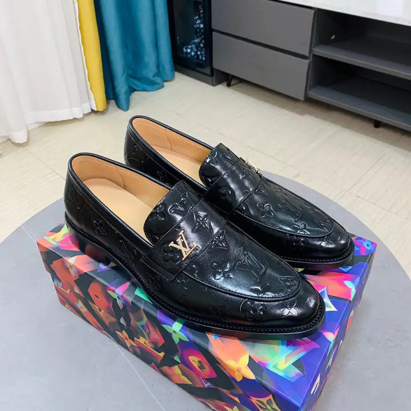 Fashion men's business leather shoes