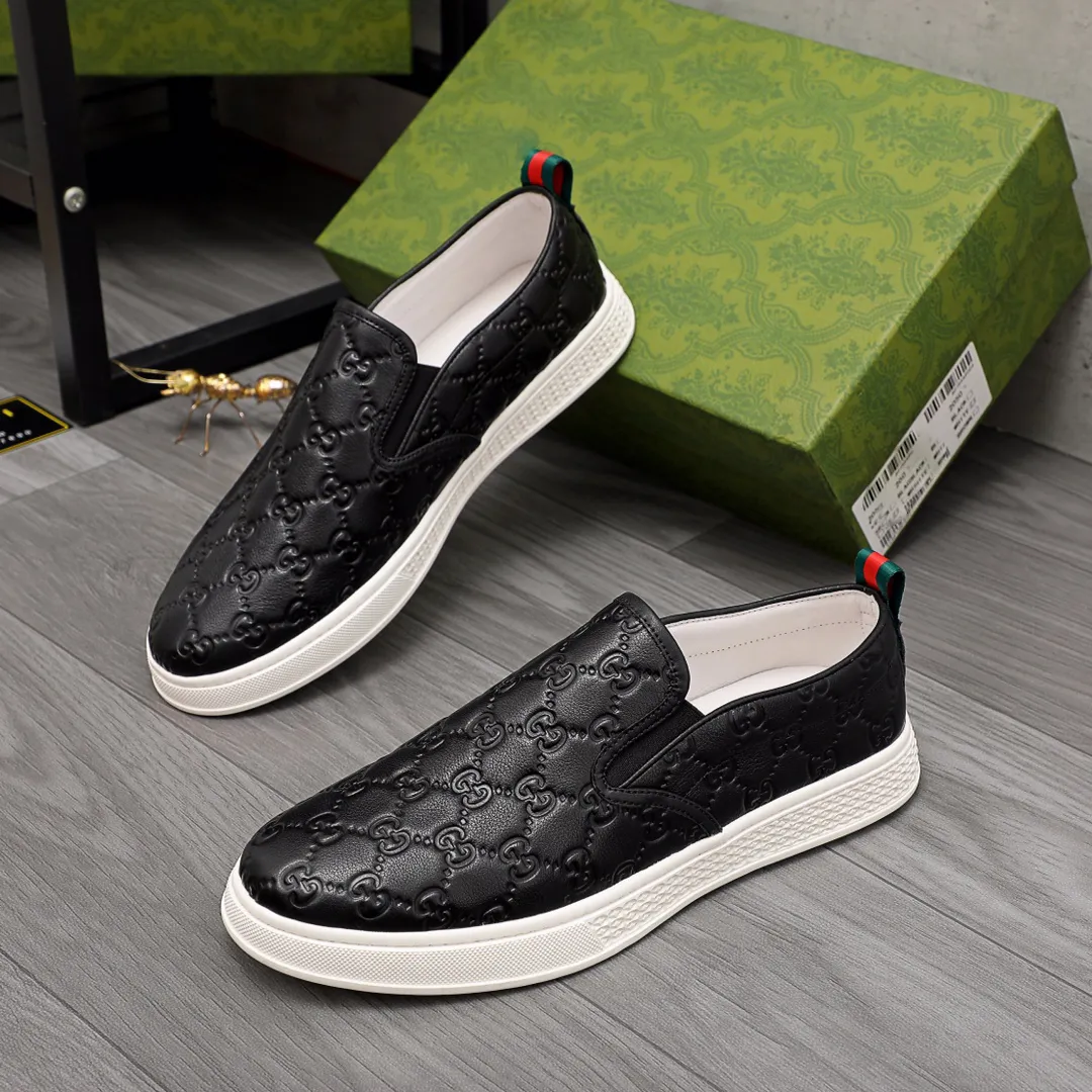 Black Summer Casual Slip-On Loafers