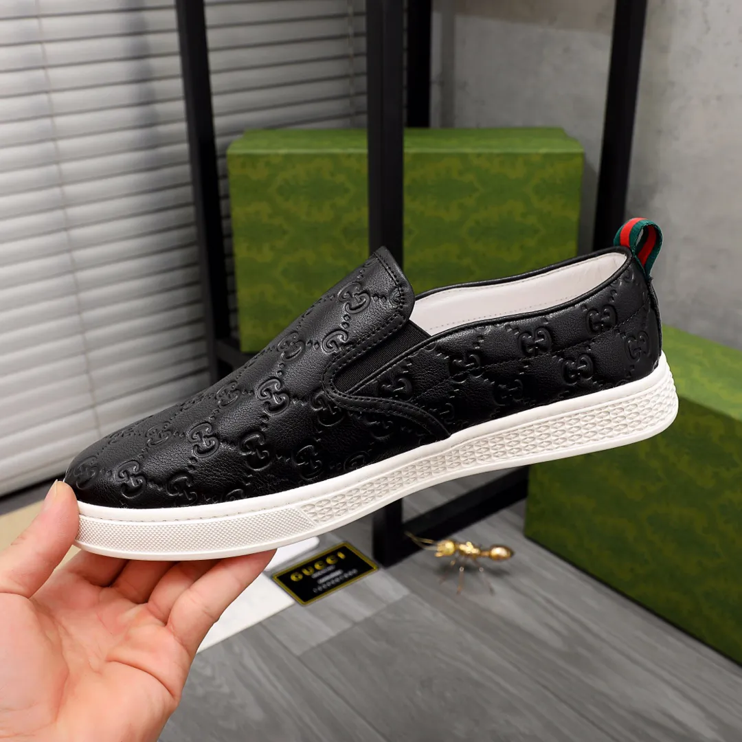 Black Summer Casual Slip-On Loafers