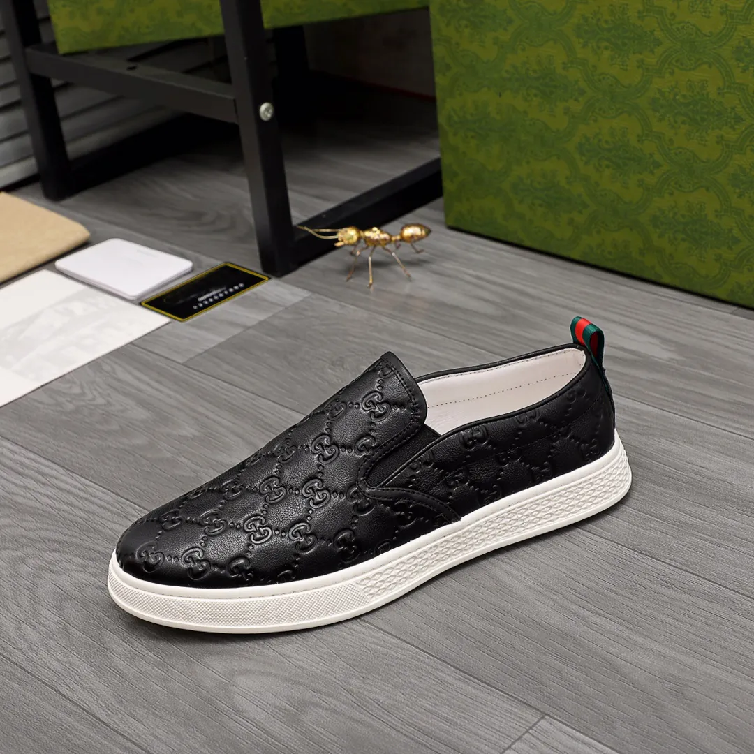 Black Summer Casual Slip-On Loafers