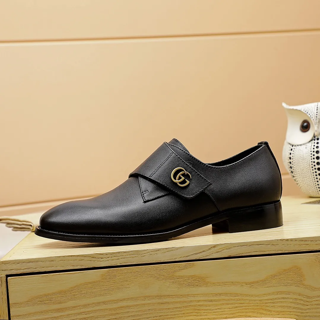 Black Classic Casual Men's Fashion Dress Shoes