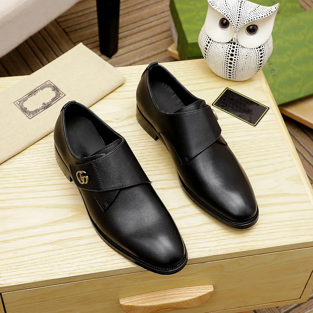 Black Classic Casual Men's Fashion Dress Shoes