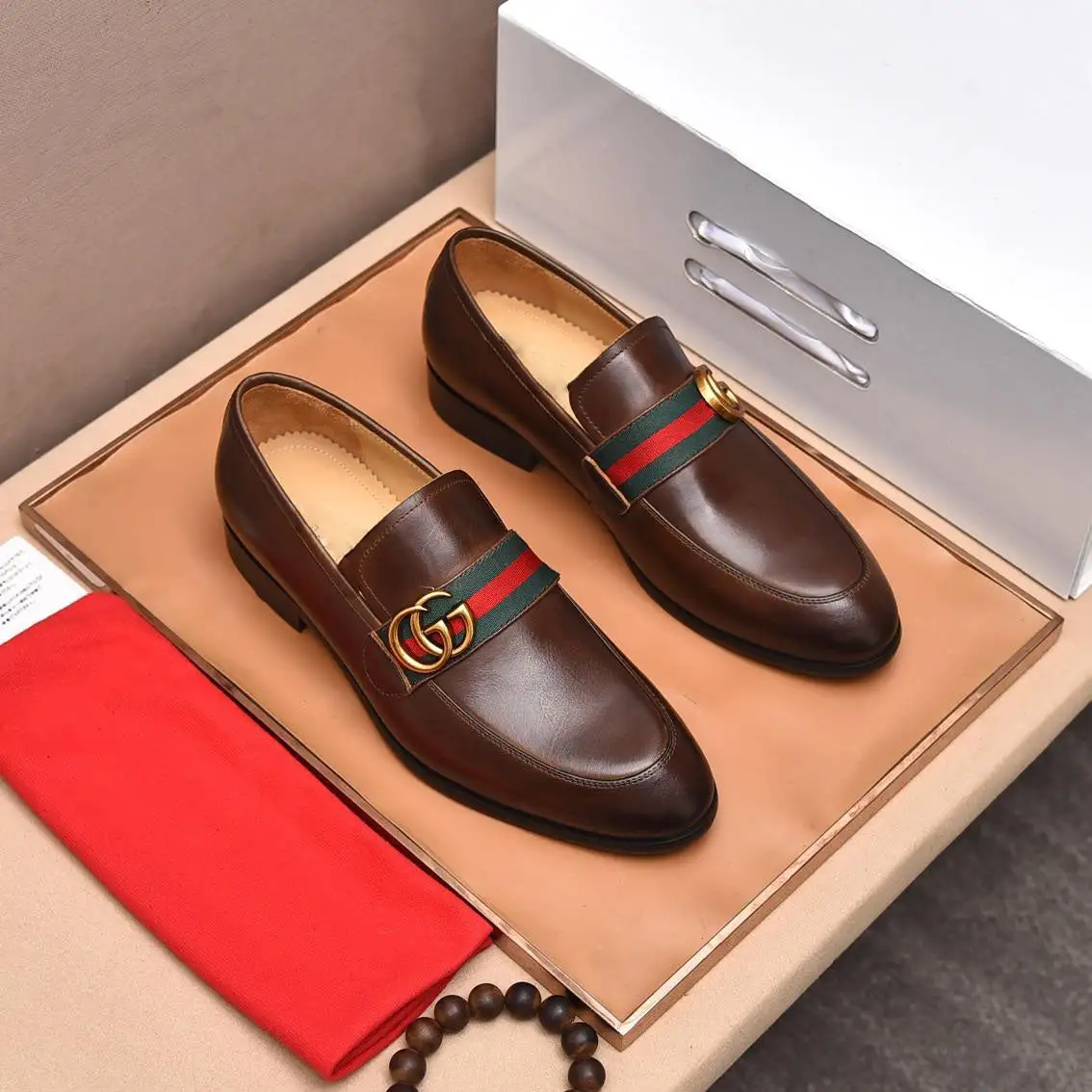 Classic Fashion Loafers Versatile Leather Shoes