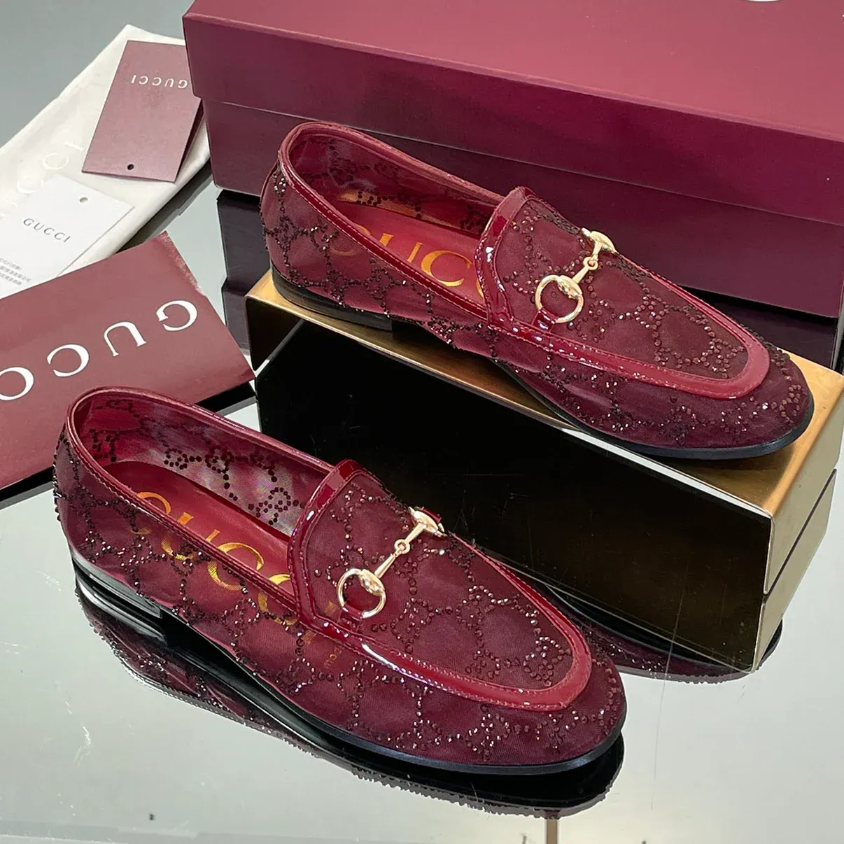 Rhinestone Luxury Crystal Loafers