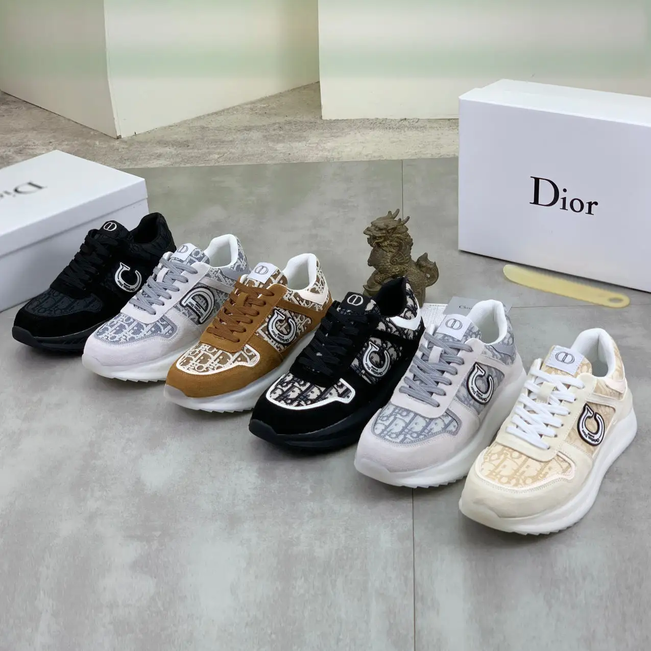 Men's Lace-Up Low Top Classic Loafers