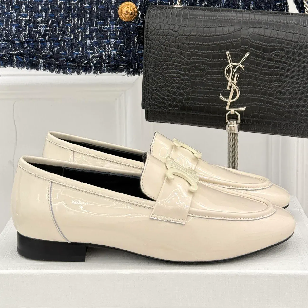 Classic Triumph Buckle Loafers