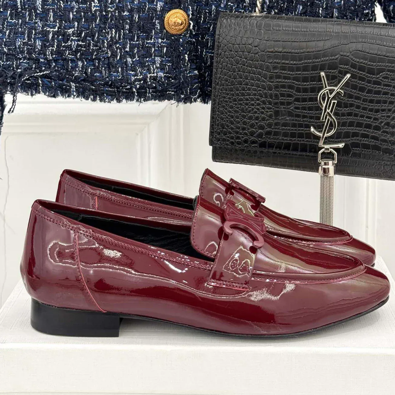 Classic Triumph Buckle Loafers