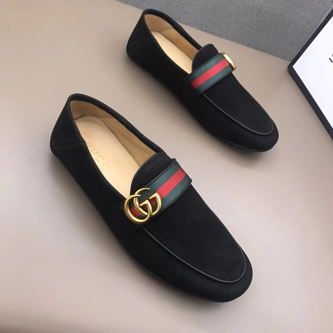 Men's luxury suede loafers