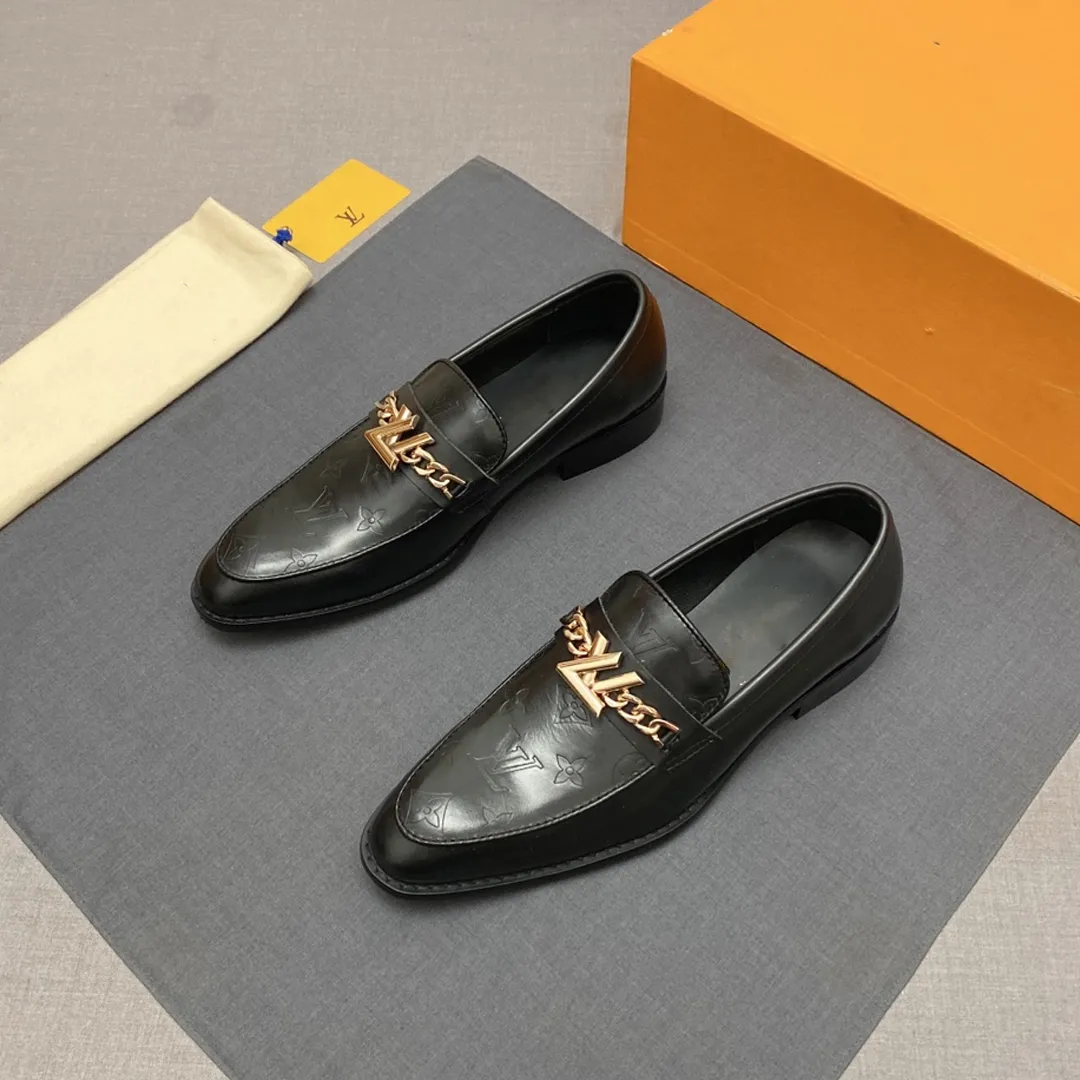 Men's Fashion Luxury Custom Leather Shoes