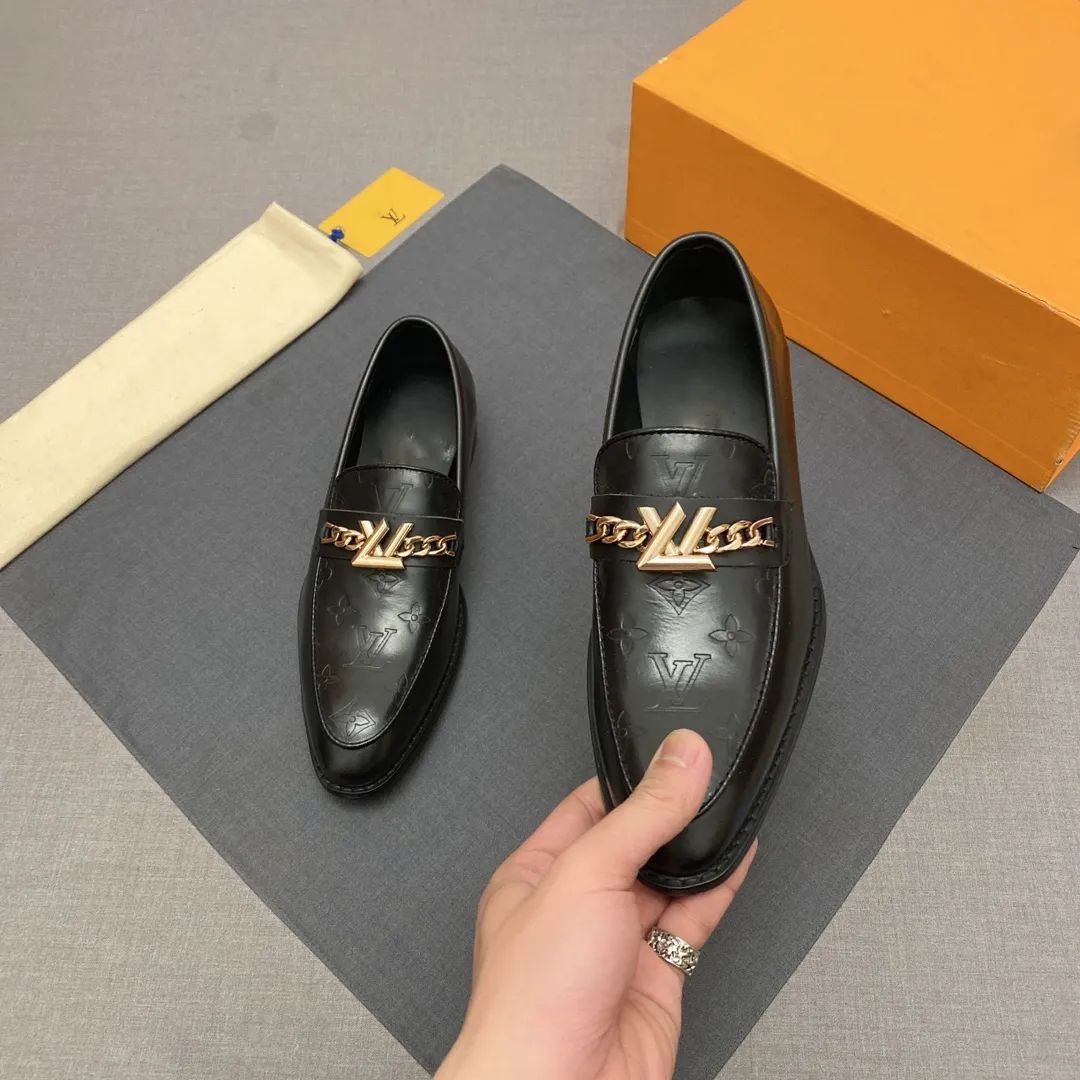 Men's Fashion Luxury Custom Leather Shoes