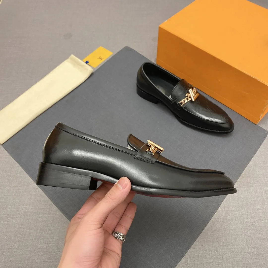 Men's Fashion Luxury Custom Leather Shoes