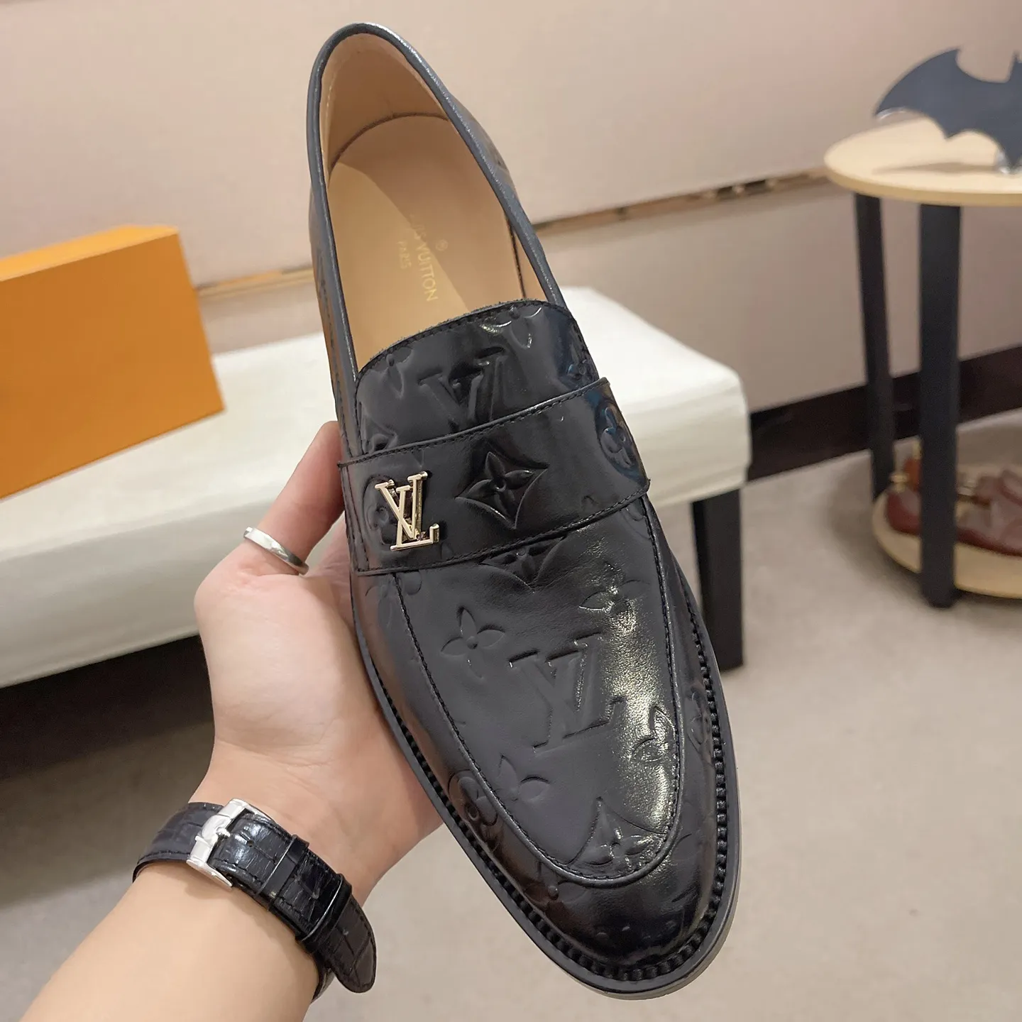 Classic Men's Black Casual Loafers
