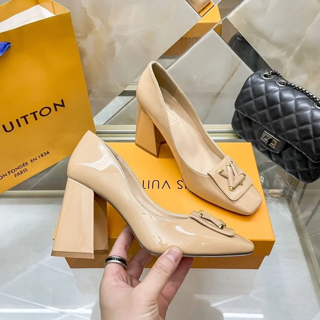 New Handmade Fashion V Logo Women's High heels XC042025052006