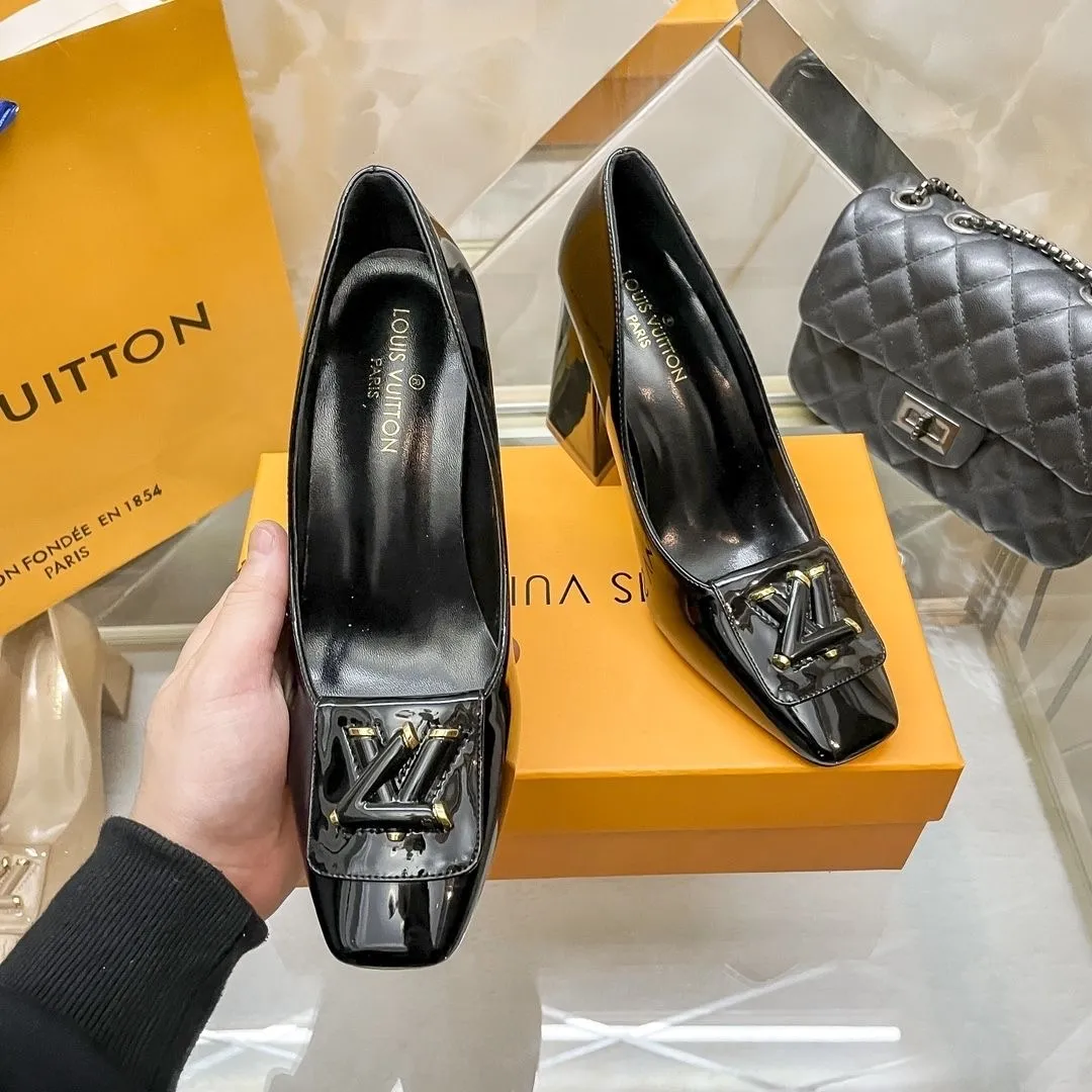 New Handmade Fashion V Logo Women's High heels XC042025052006