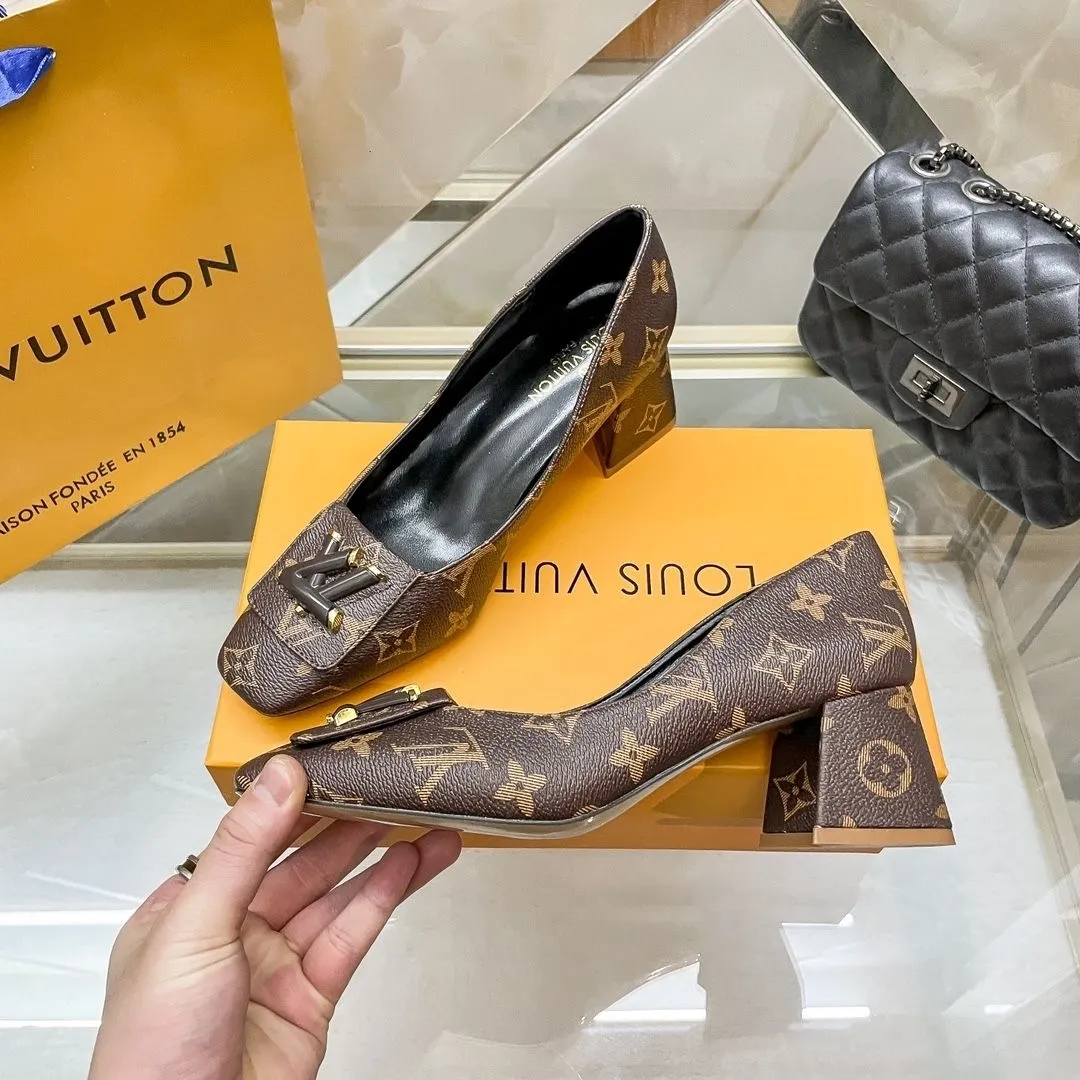 New Handmade Fashion V Logo Women's High heels XC042025052006