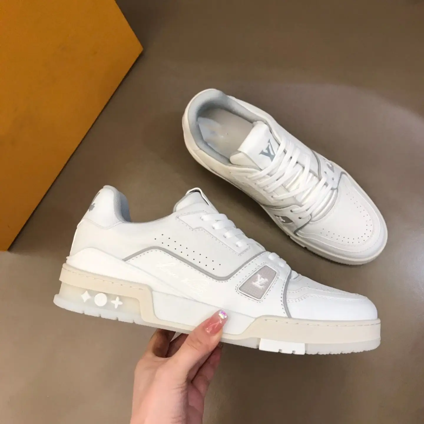 New Fashion Low Top Shoes White All-match Sneakers