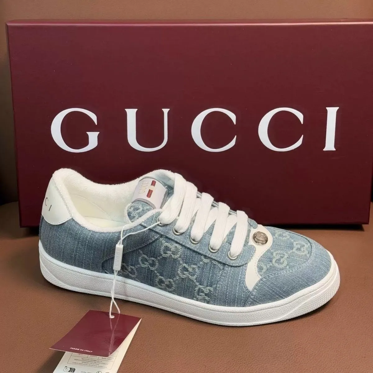 New denim women's sneakers