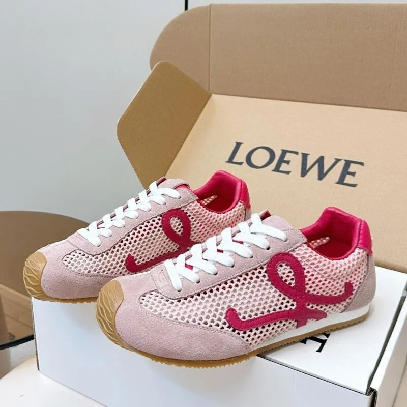 Mesh Suede Sneaker For Women