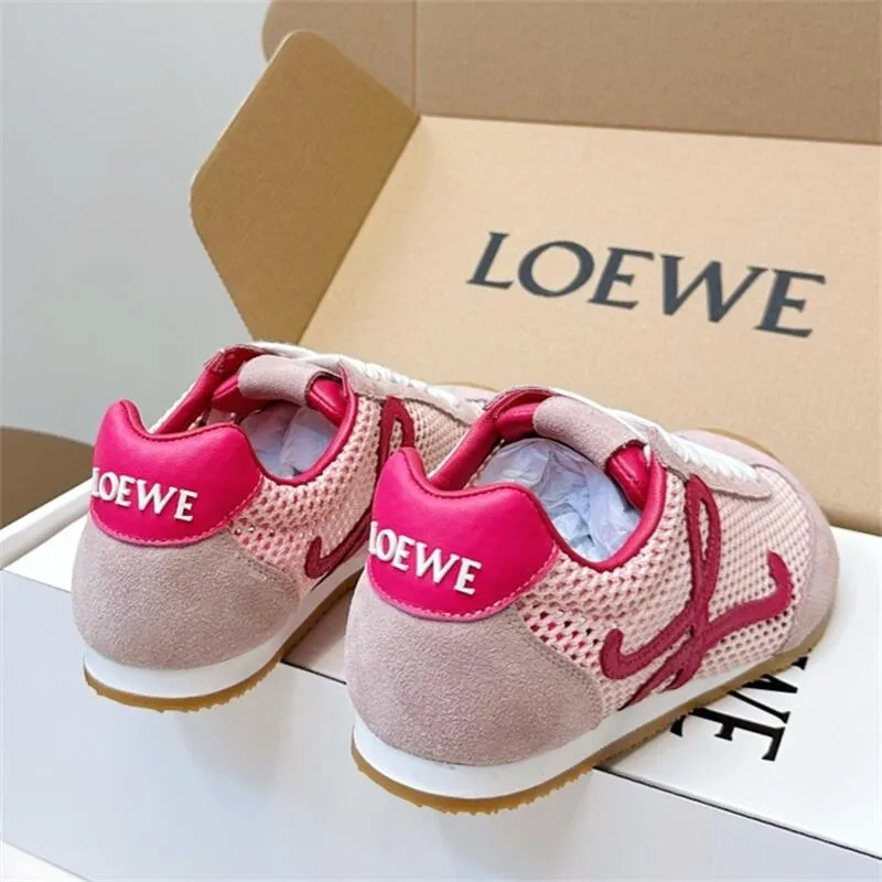 Mesh Suede Sneaker For Women