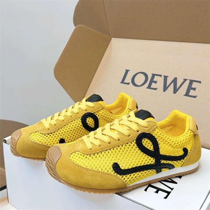 Mesh Suede Sneaker For Women