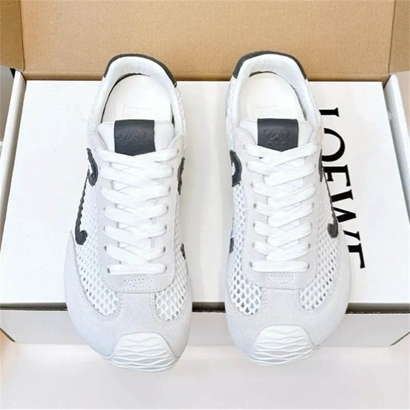 Mesh Suede Sneaker For Women