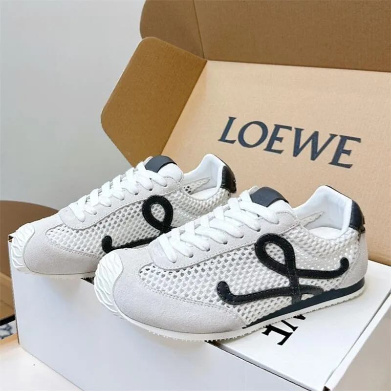 Mesh Suede Sneaker For Women