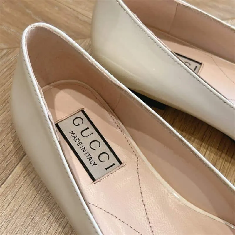 Ladies Double G Leather Shoes