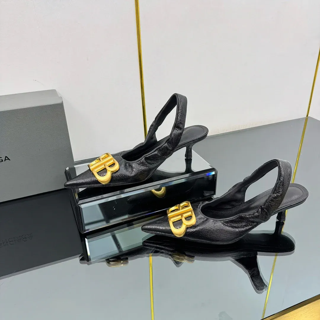 New fashion high heel pointy toe soft sole sandals women