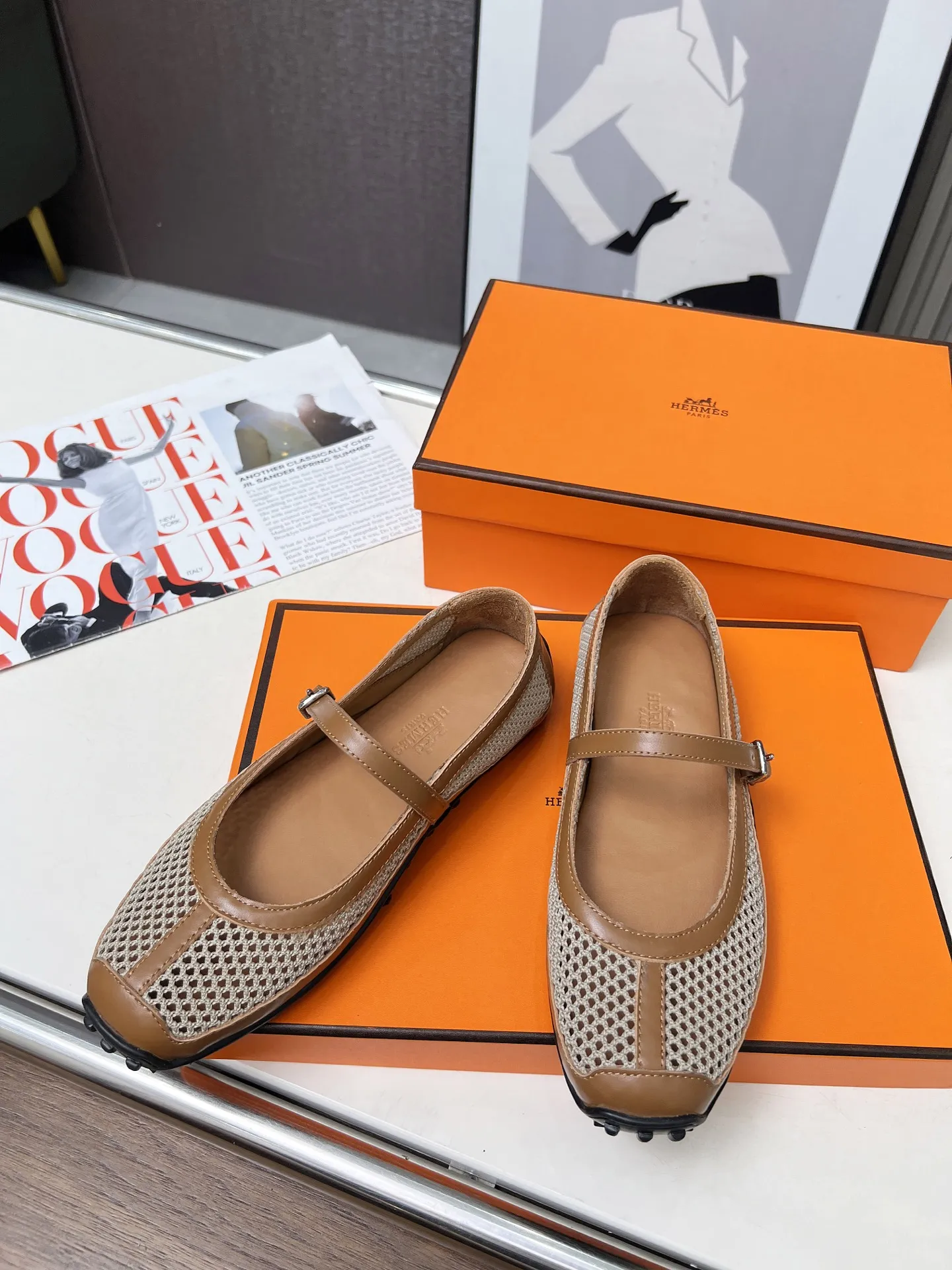 Summer breathable mesh material non-slip sole women's slip-on