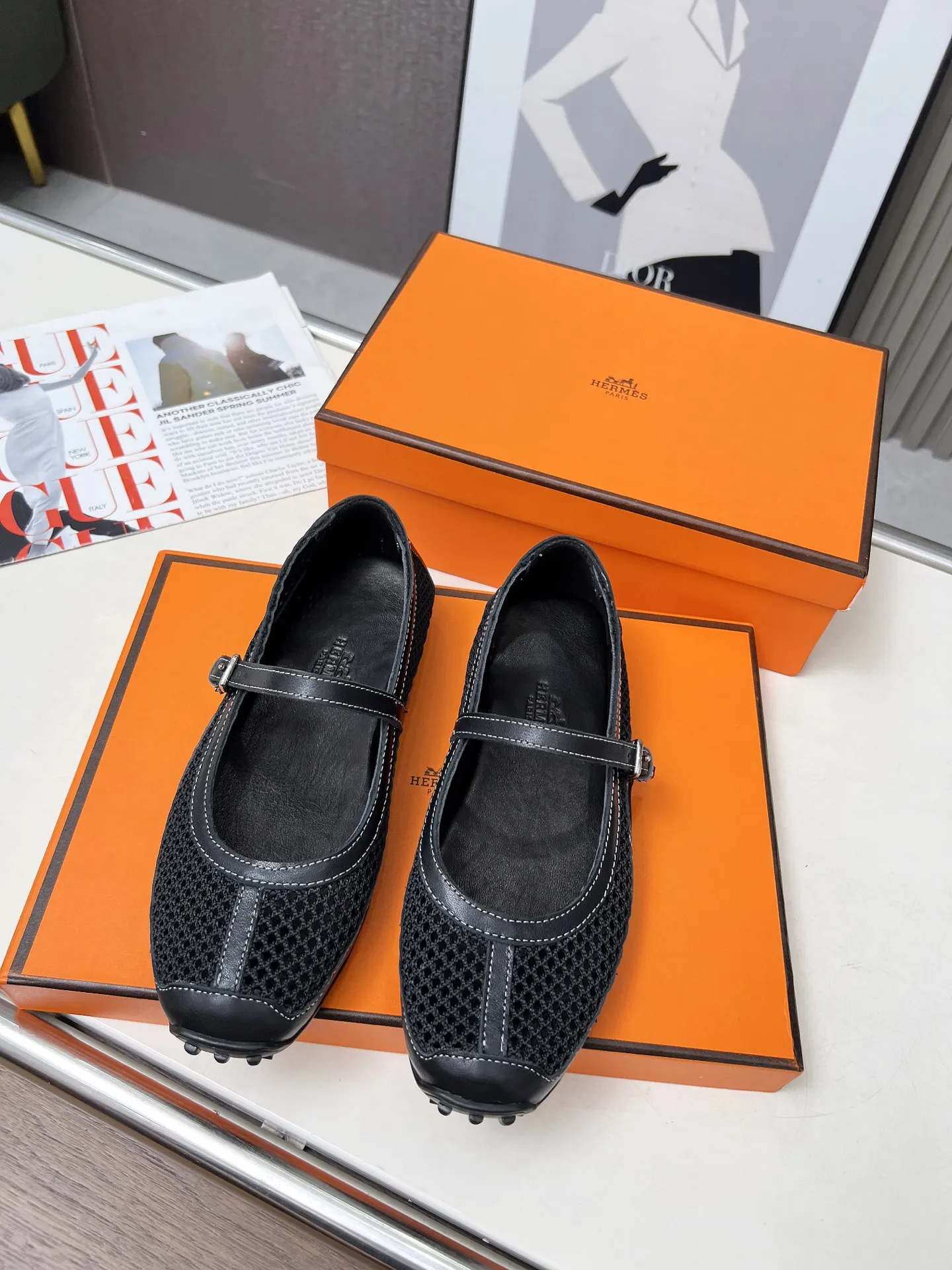 Summer breathable mesh material non-slip sole women's slip-on