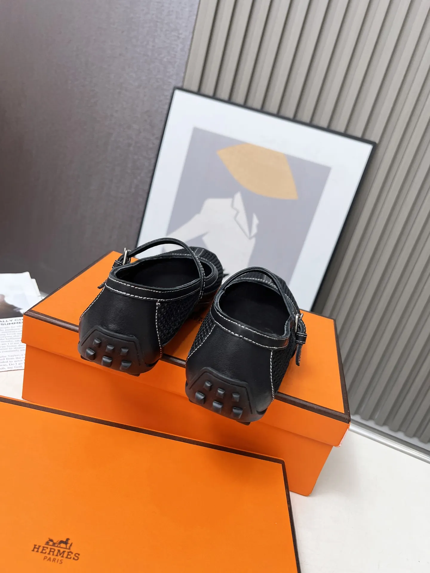 Summer breathable mesh material non-slip sole women's slip-on