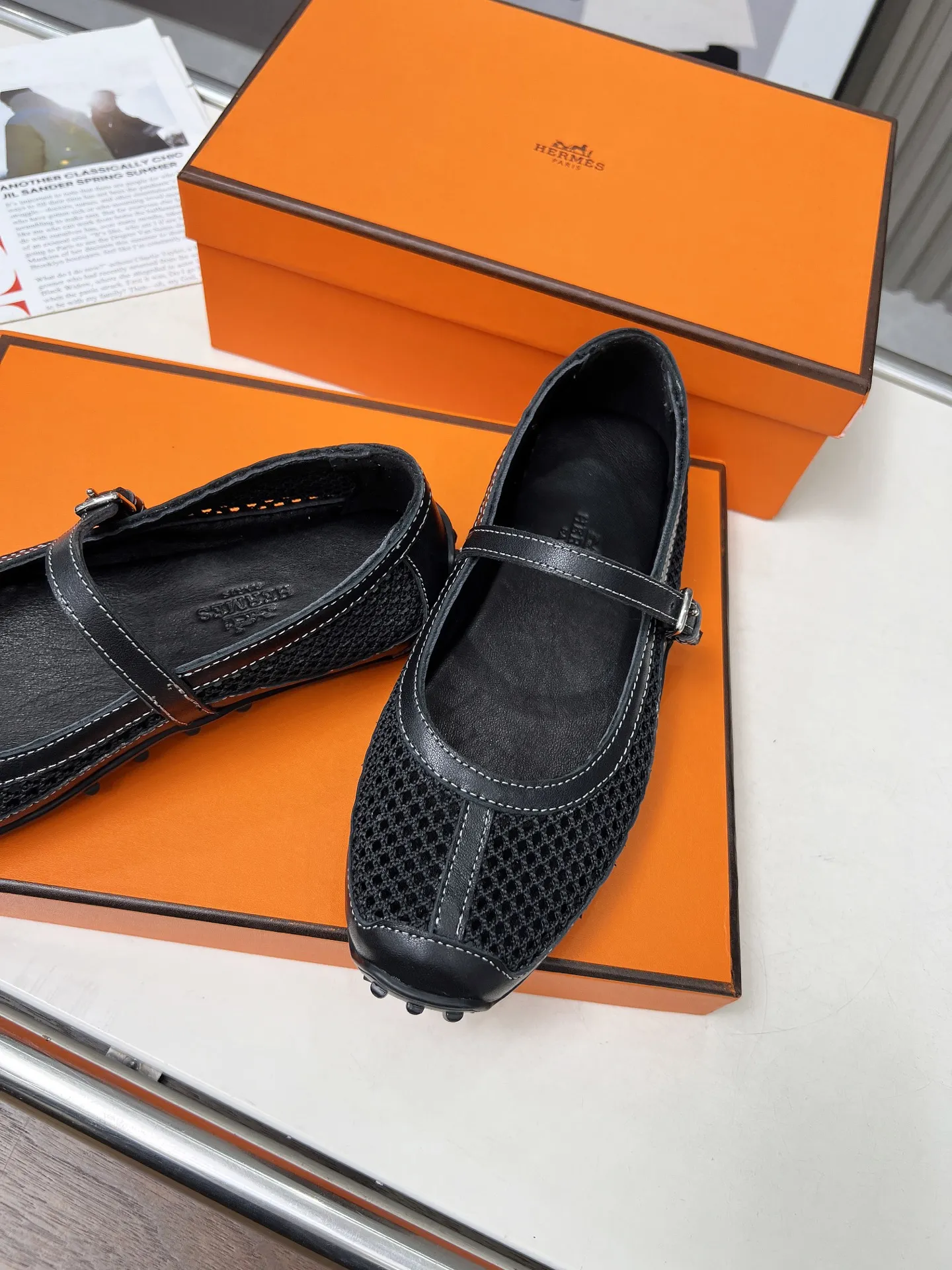 Summer breathable mesh material non-slip sole women's slip-on