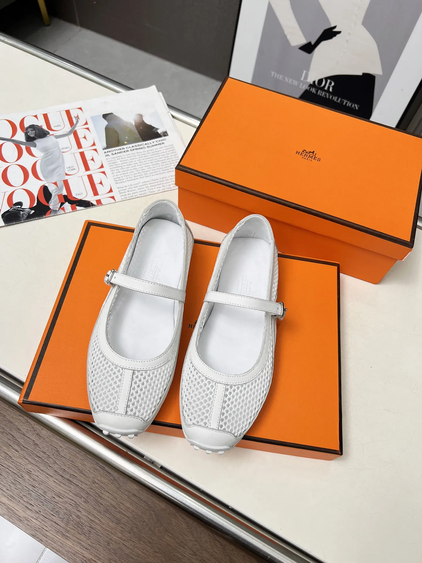 Summer breathable mesh material non-slip sole women's slip-on