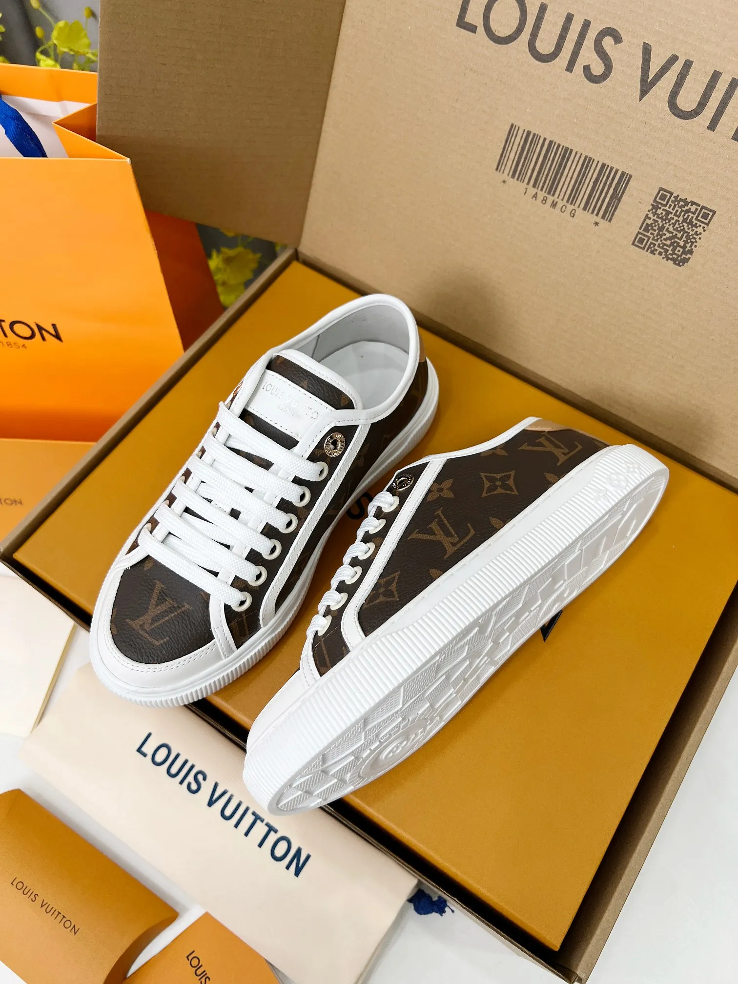 2025 Spring and Summer Multicolor Print Ladies Casual Shoes