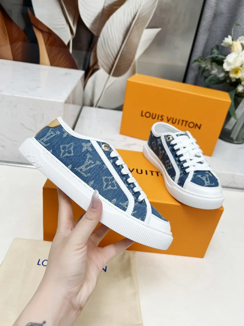 2025 Spring and Summer Multicolor Print Ladies Casual Shoes