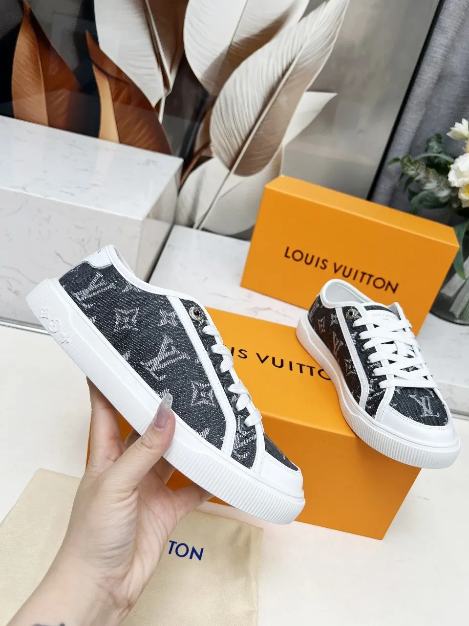 2025 Spring and Summer Multicolor Print Ladies Casual Shoes