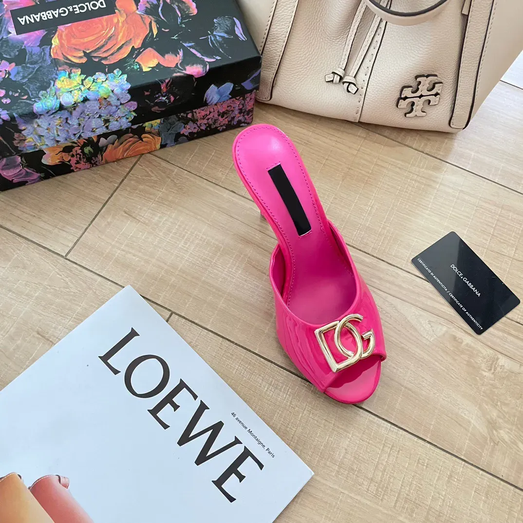 New Fashion Open Toe High Heel Slippers