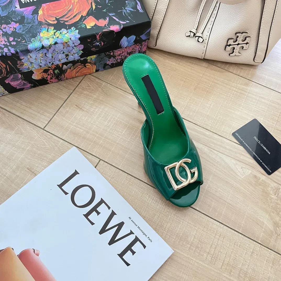 New Fashion Open Toe High Heel Slippers