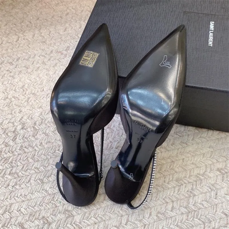 Hacker Pointed Toe Slingback