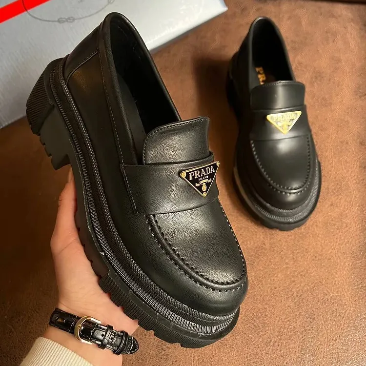 Monolith Brushed Loafers Black