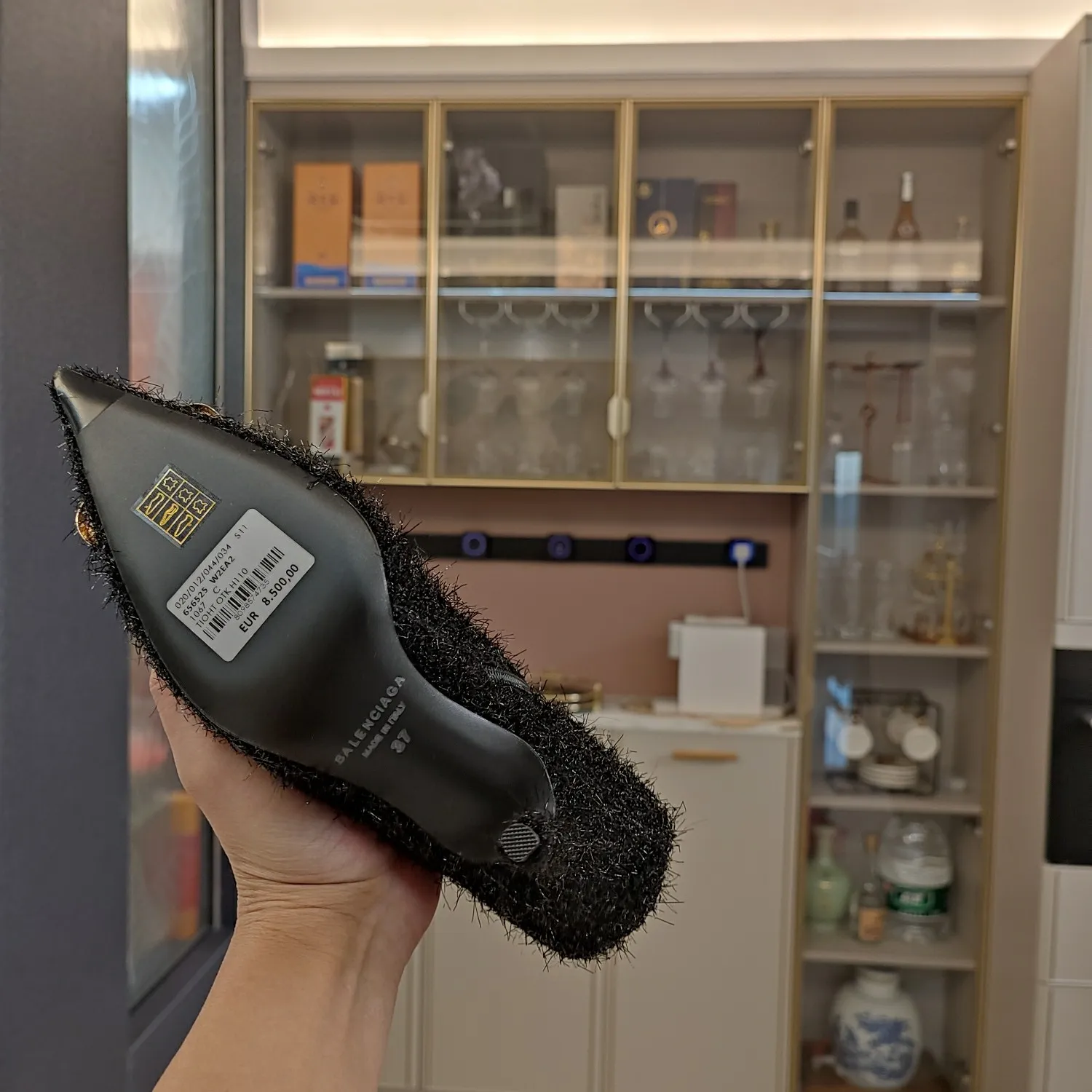 Vintage Metal BB Logo High Heel Boots