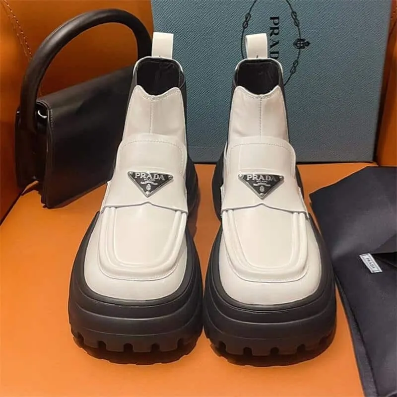 Classic Women Leather Ankle Boots