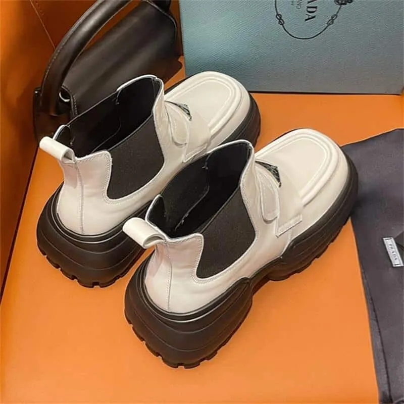 Classic Women Leather Ankle Boots