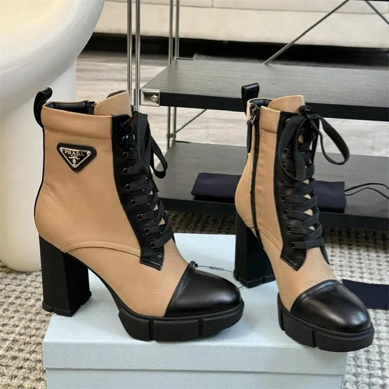 Women Lace-up Martin Boots