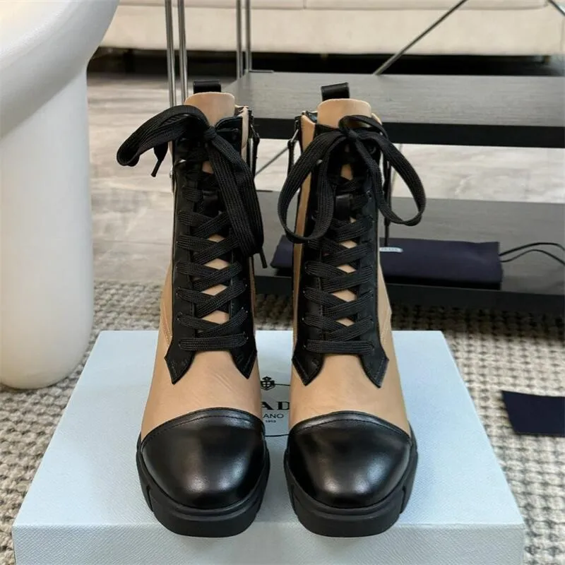 Women Lace-up Martin Boots
