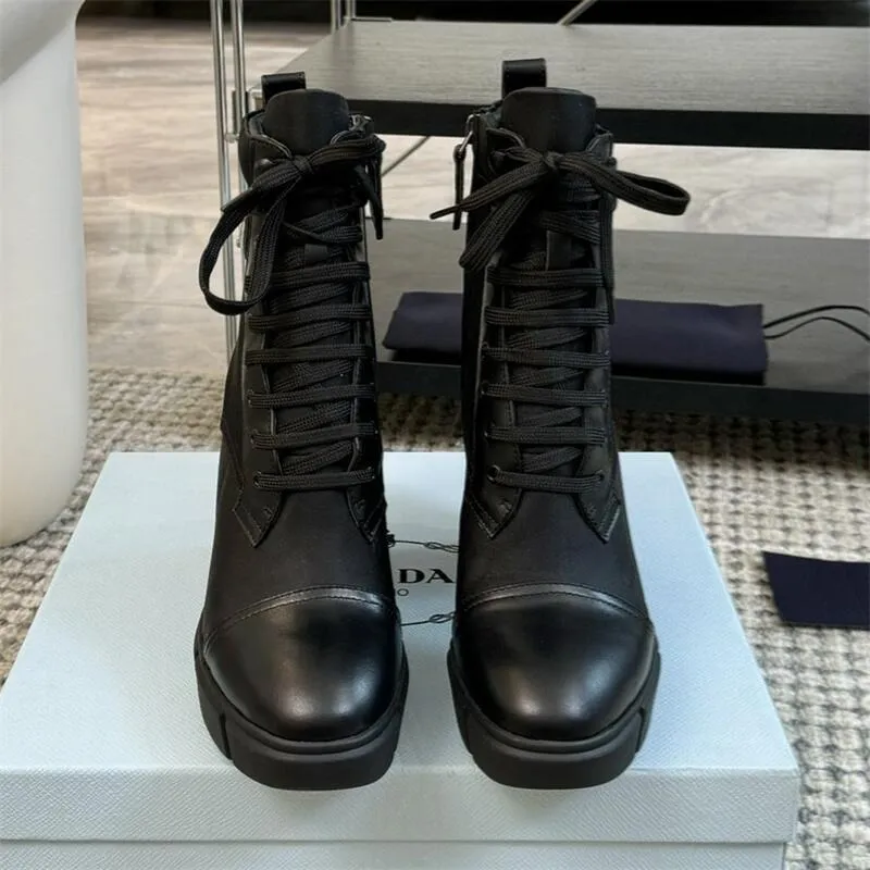 Women Lace-up Martin Boots